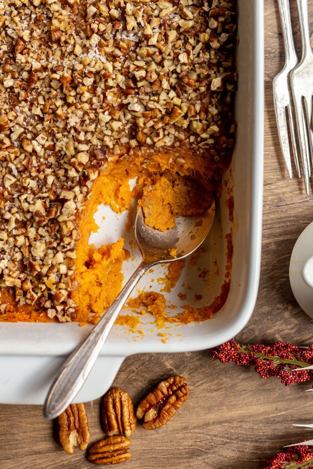 Vegan Sweet Potato Casserole (No Marshmallows)